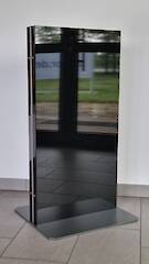 Haubenpylon Acryl schwarz 3mm