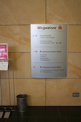 Primus Orientierungstafel 841 x 1189 eloxiert silber