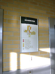 Primus Orientierungstafel 425 x 841 eloxiert silber