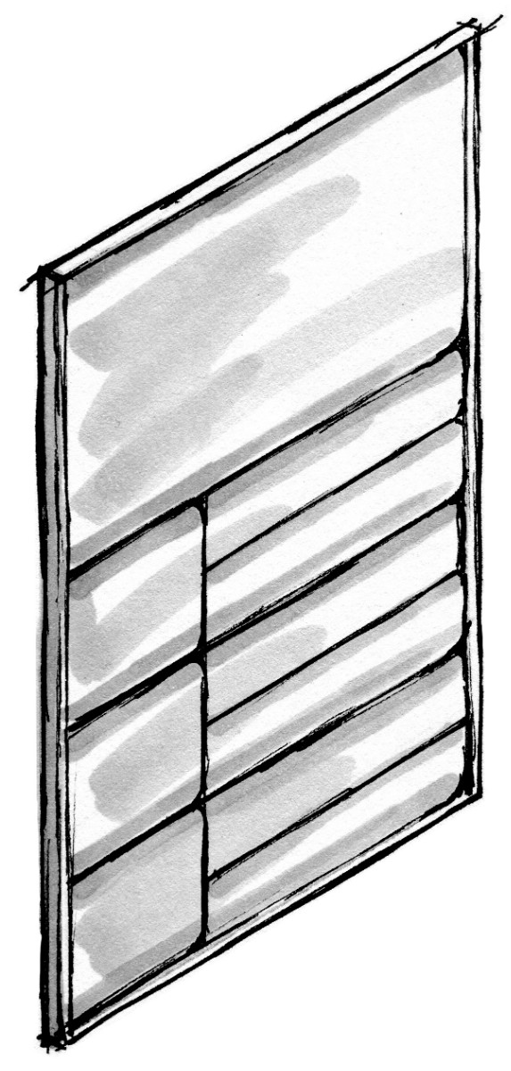 Orientierungstafel Wand