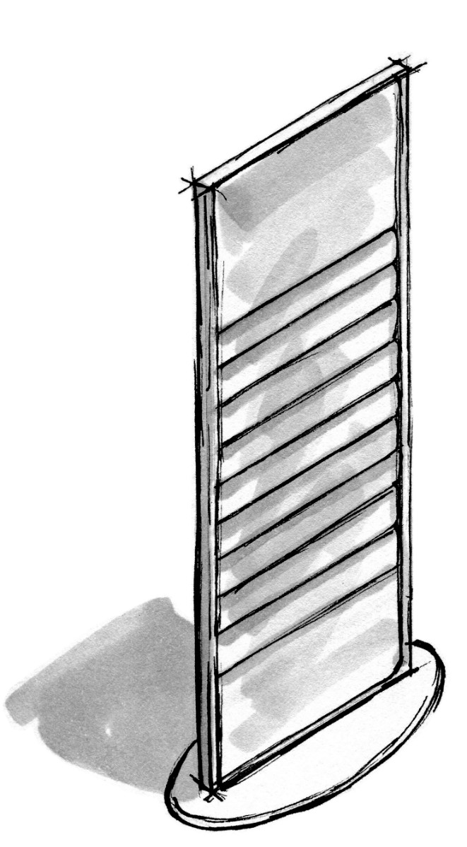 Orientierungstafel freistehend