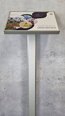 Pultschild A3 quer - 45° - Säule 80-80