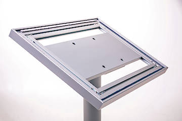 Pultschild mit Wechselrahmen 60/32